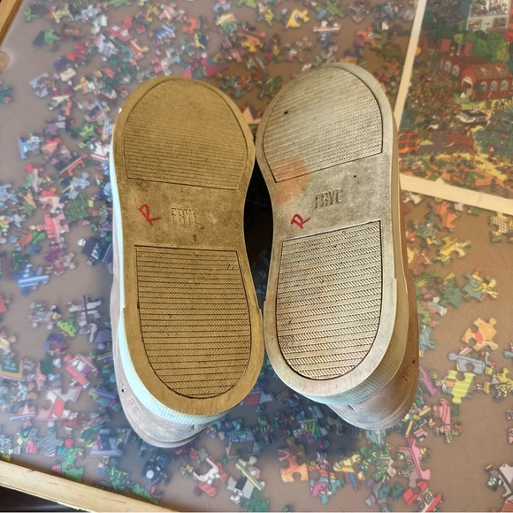 Frye Leather Sneakers in Light Blush - Picture 9 of 10